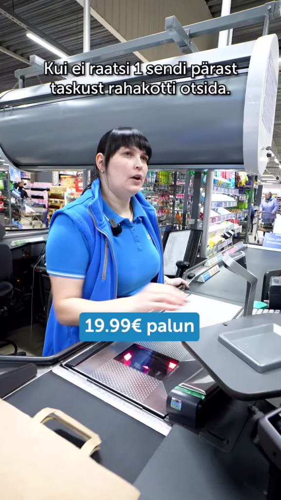 Coop Võru TikTok: Kes senti ei korja...