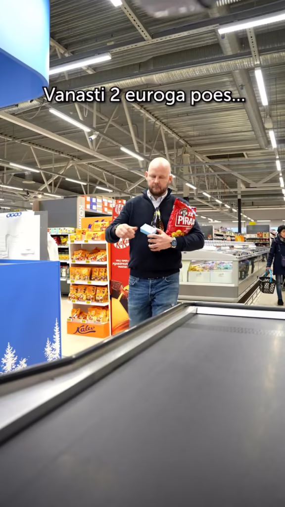Coop Võru TikTok: Vanasti 2 euroga poes